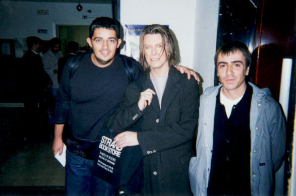 Rafa Cervera, David Bowie y Remi Carreres