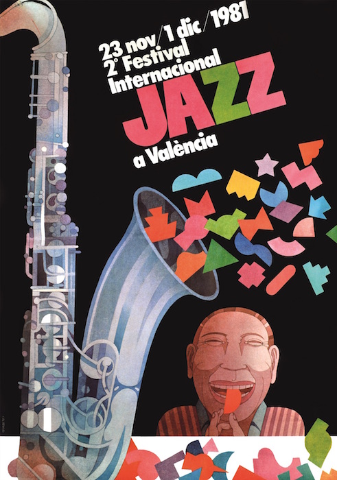 II Festival Internacional de Jazz de Valencia. Teatro Principal, 1981. Miguel Calatayud.