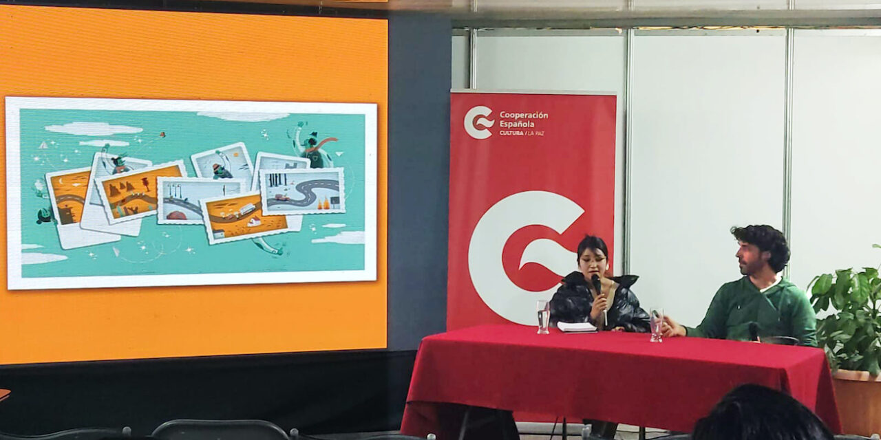 Dos valencianos en la Feria del Libro de La Paz
