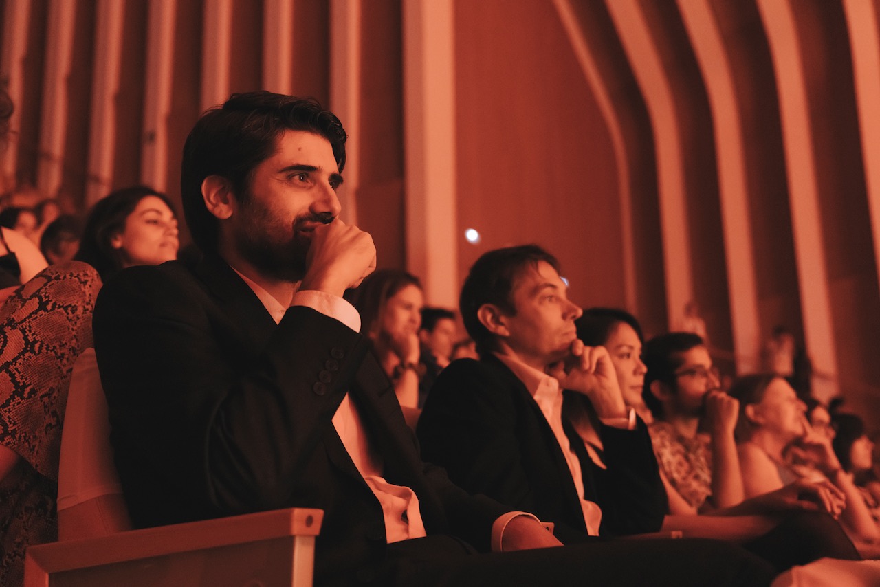 Carlos Madrid en la gala de clausura de la pasada edición de Cinema Jove. Foto: Brava Studio