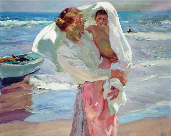 Joaquín Sorolla. 'Saliendo del baño',1915. Museo So rolla