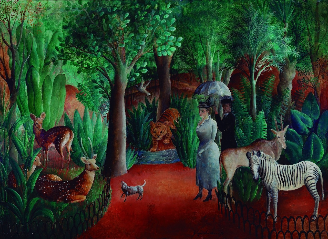 Olga Sacharoff. Jardin Zoologique, 1925 Olga Sacharoff. Jardin Zoologique, 1925