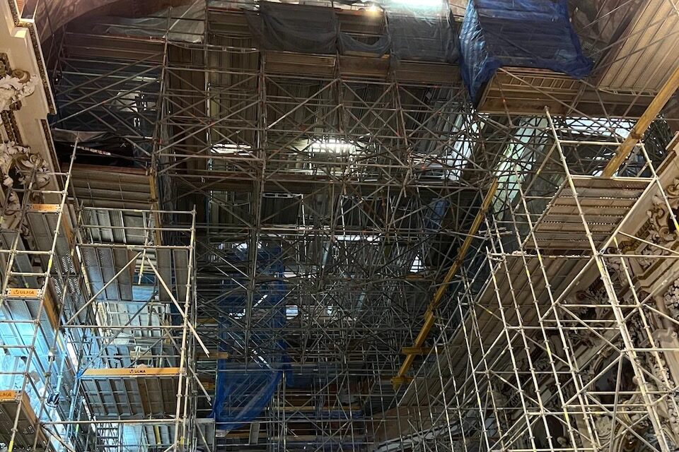 Recta final en la restauración de Santos Juanes