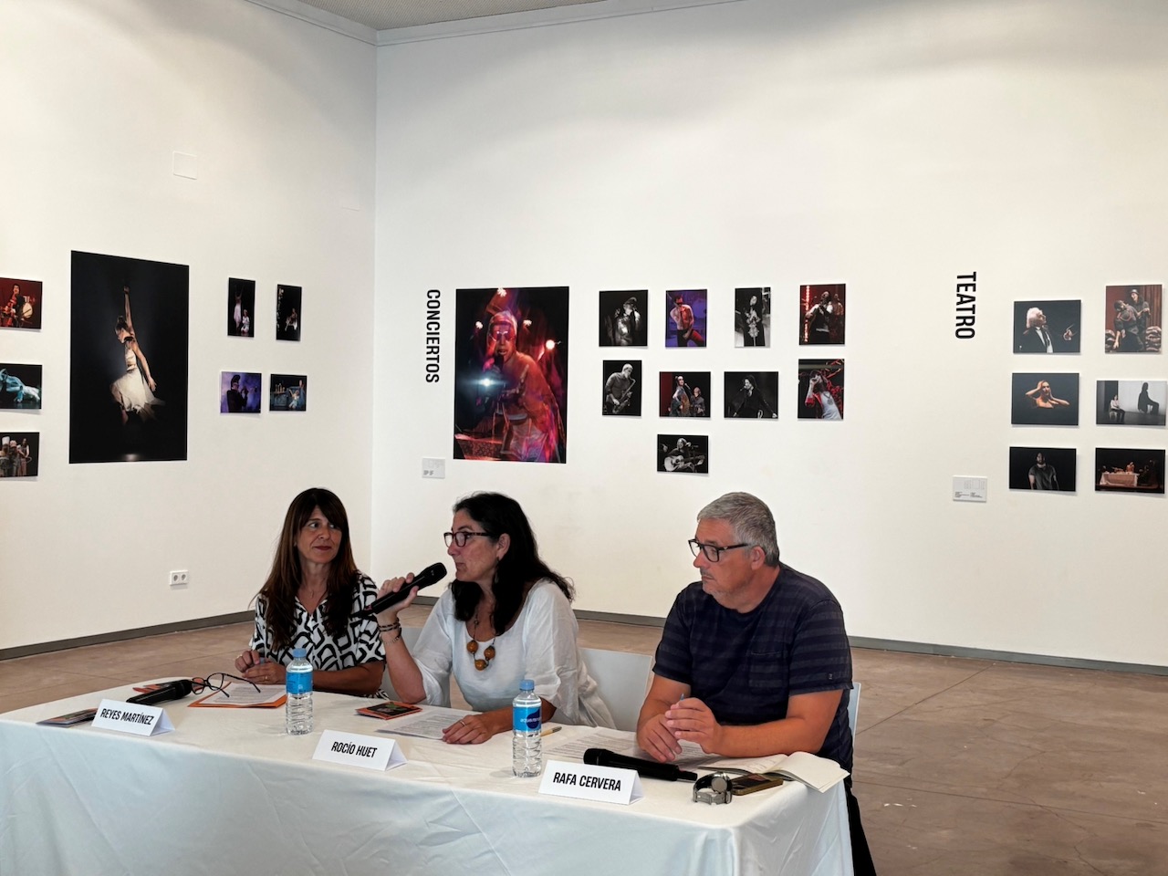 Presentación de la nueva temporada con Reyes Martínez, Rocío Huet y Rafa Cervera.