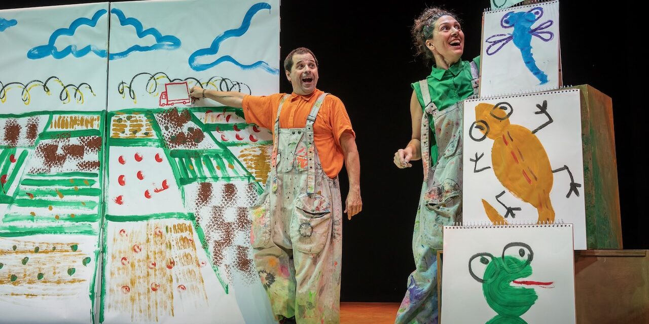 Una historia que se dibuja en escena