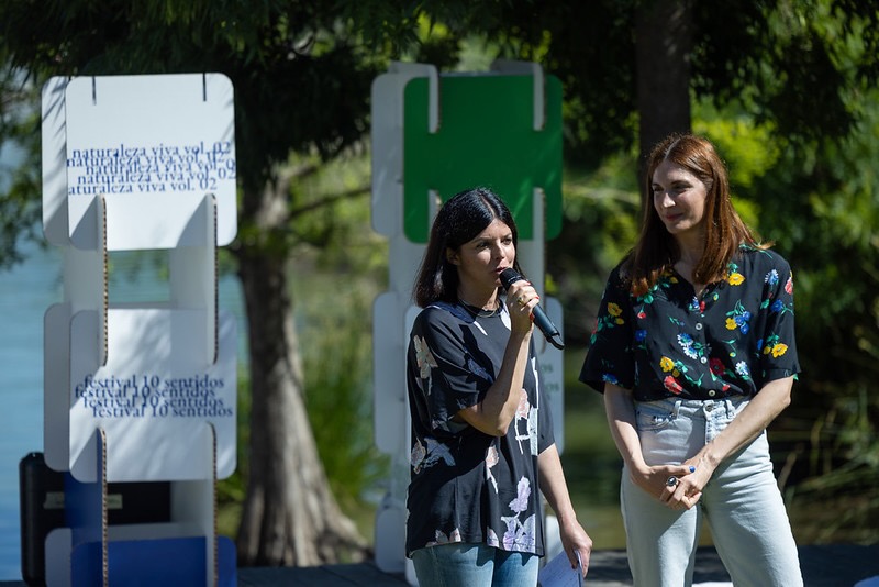 Las directoras del festival, Meritxell Barberá e Inma García Las directoras del festival, Meritxell Barberá e Inma García
