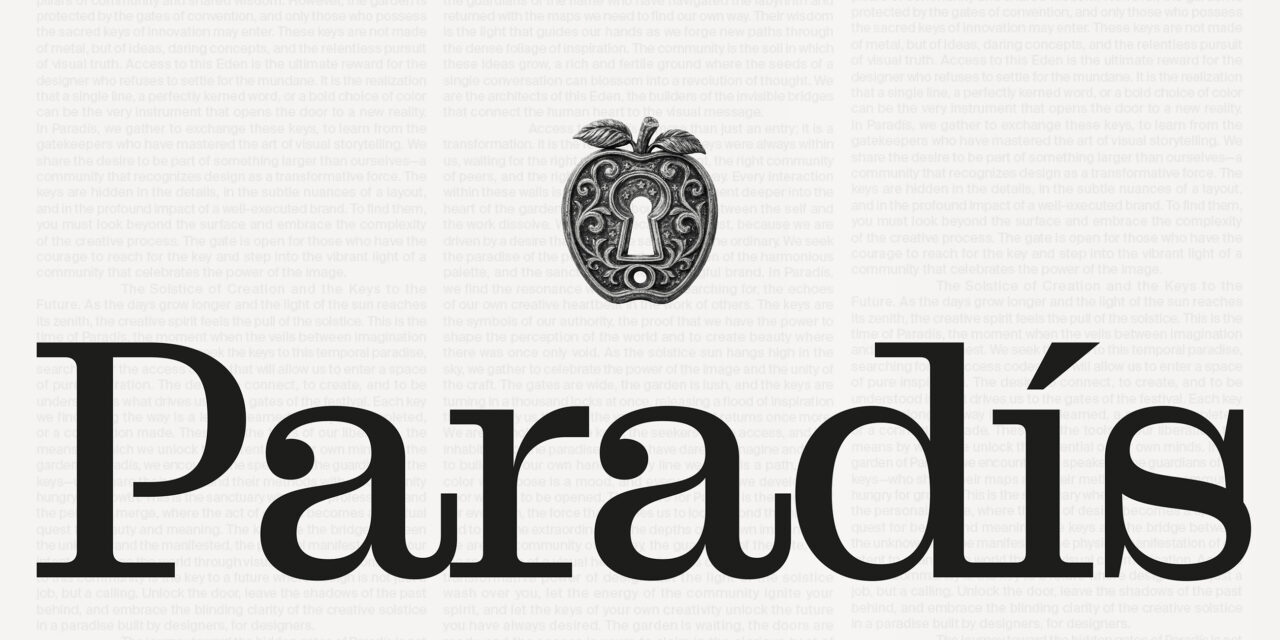 Paradís, el diseño toma la palabra