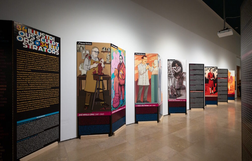 El Centre del Carme homenajea a la escultura valenciana a través de la ilustración contemporánea