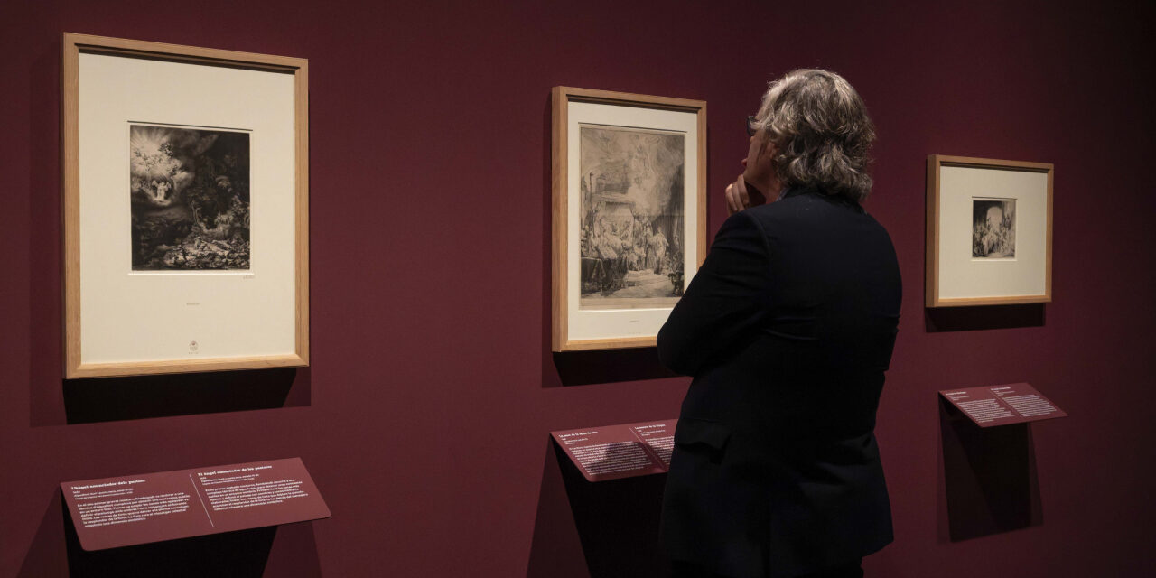 Rembrandt se revela como grabador en CaixaForum València